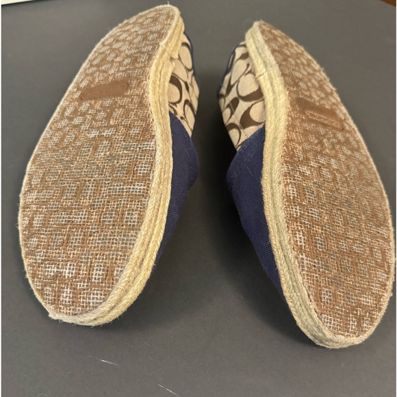 Coach Margret Canvas Shoes (blue raw denim and khaki), Women’s size 11 - Picture 6 of 9